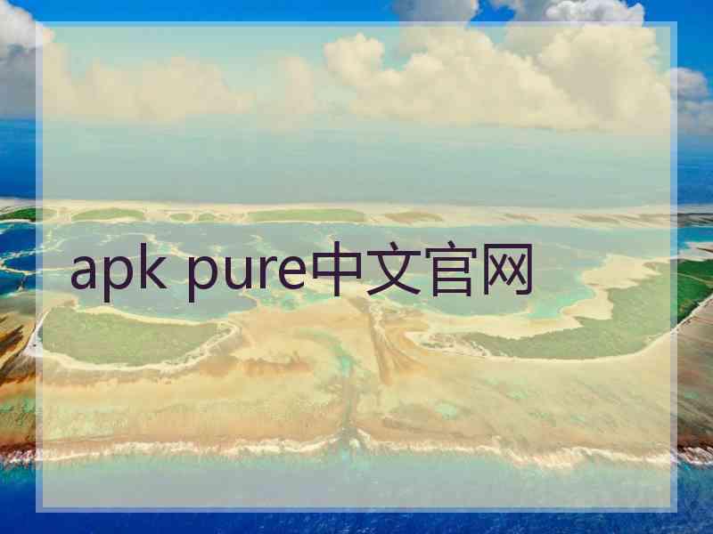 apk pure中文官网