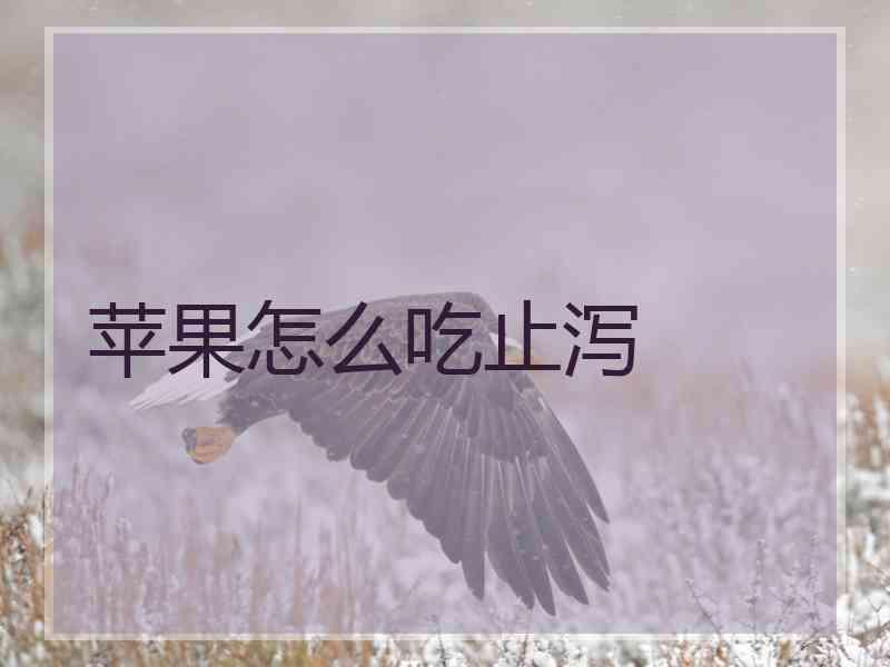 苹果怎么吃止泻