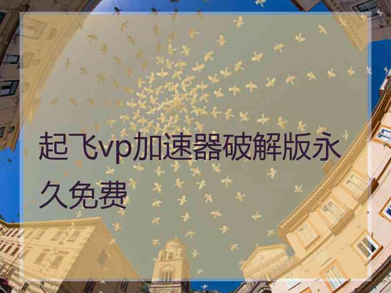 起飞vp加速器破解版永久免费