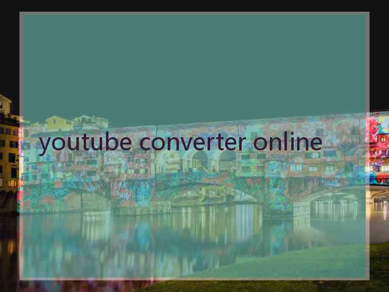 youtube converter online