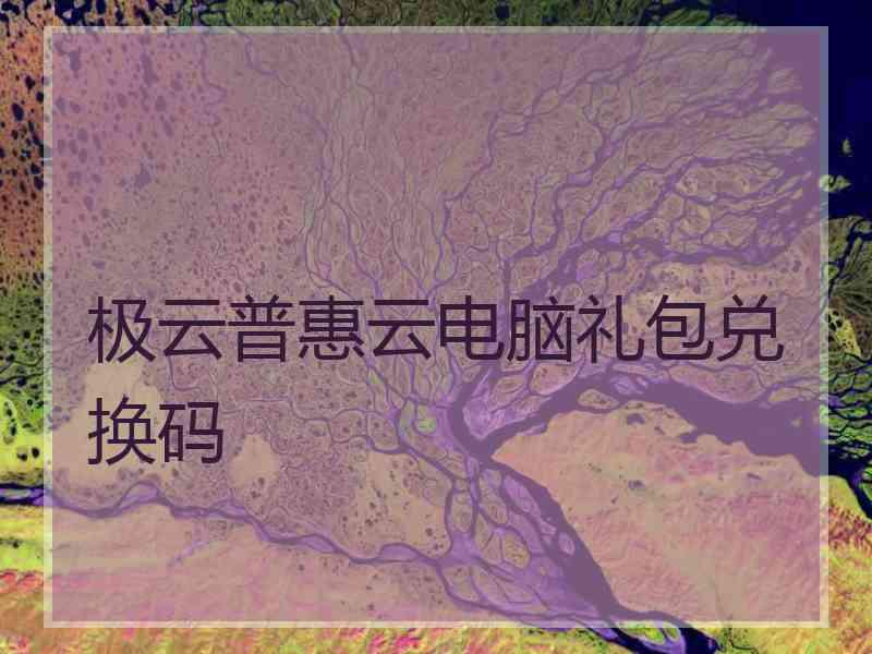 极云普惠云电脑礼包兑换码