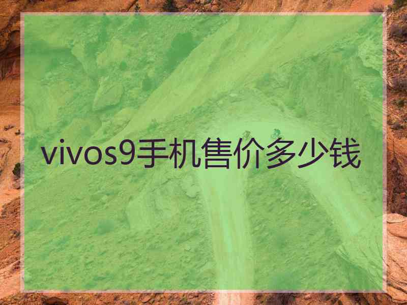 vivos9手机售价多少钱