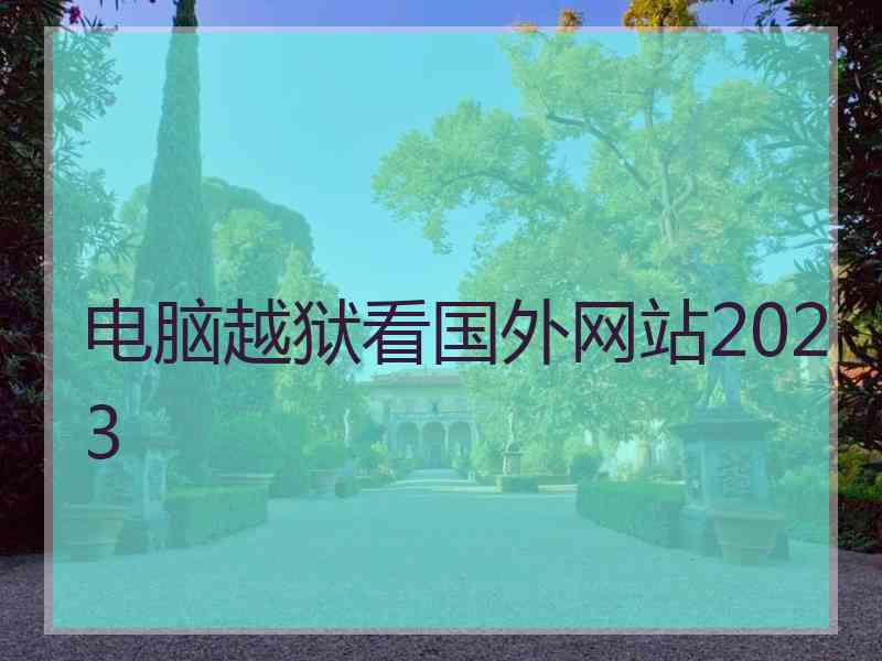 电脑越狱看国外网站2023