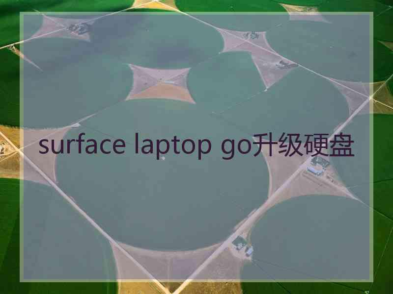 surface laptop go升级硬盘