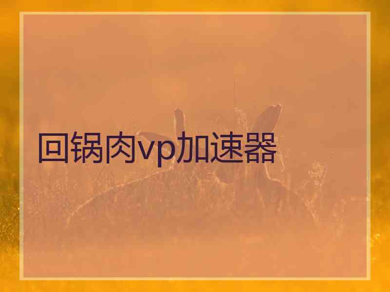 回锅肉vp加速器