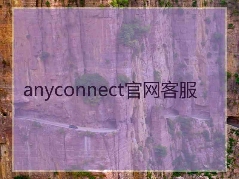 anyconnect官网客服