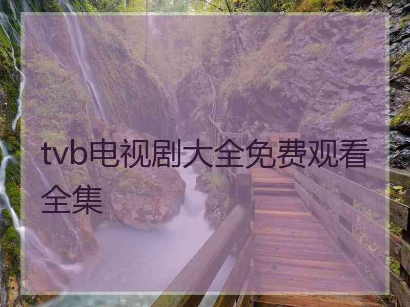 tvb电视剧大全免费观看全集