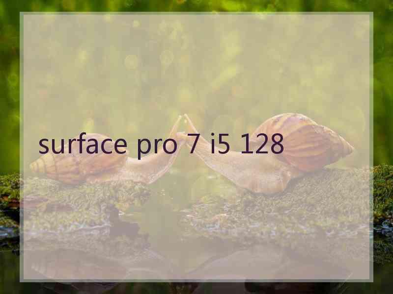 surface pro 7 i5 128