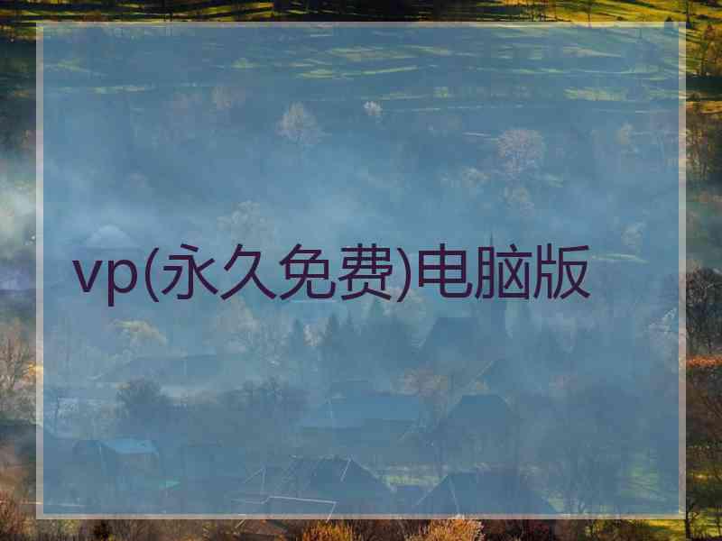 vp(永久免费)电脑版