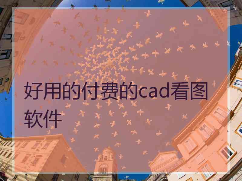 好用的付费的cad看图软件