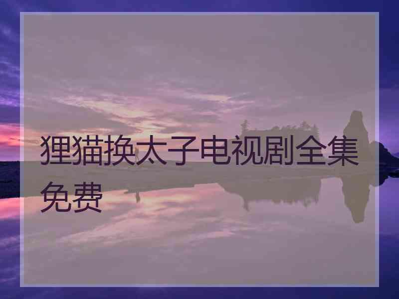 狸猫换太子电视剧全集免费