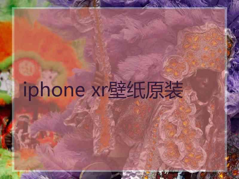 iphone xr壁纸原装