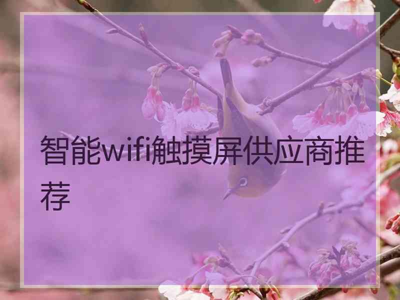 智能wifi触摸屏供应商推荐