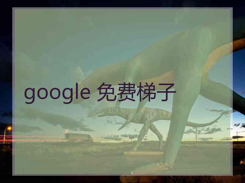 google 免费梯子