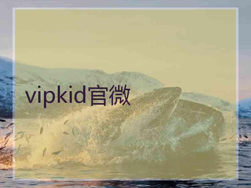 vipkid官微