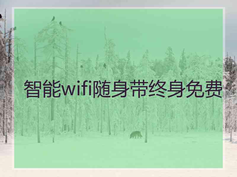 智能wifi随身带终身免费