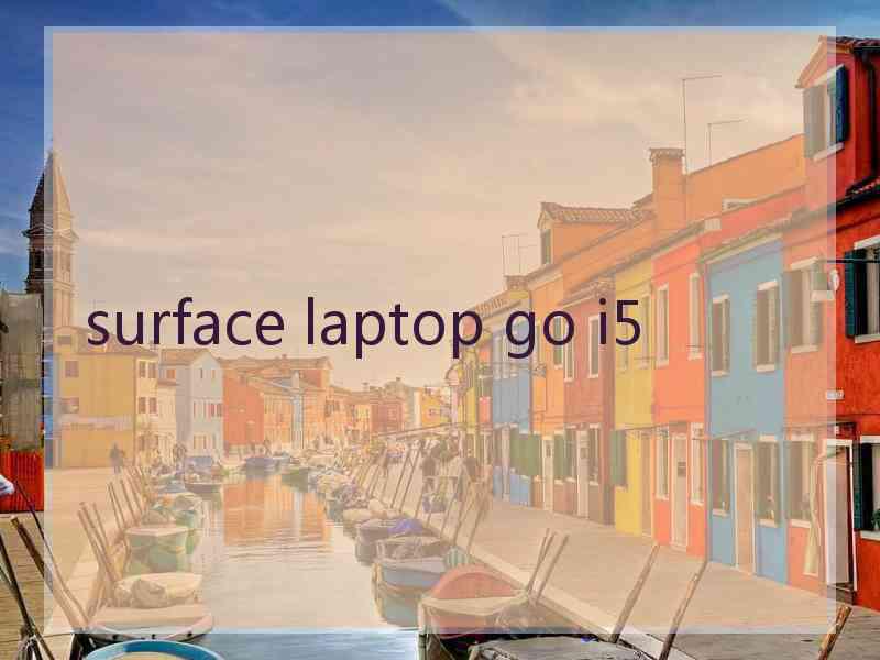 surface laptop go i5