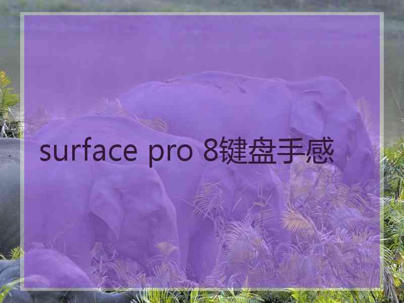 surface pro 8键盘手感