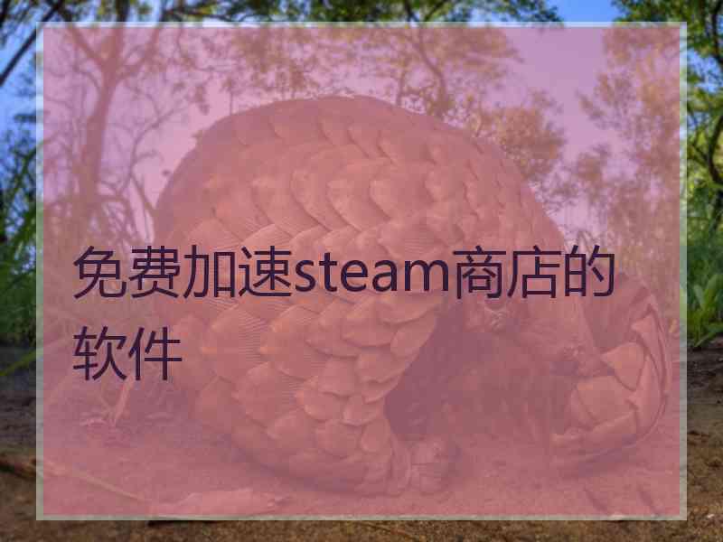 免费加速steam商店的软件