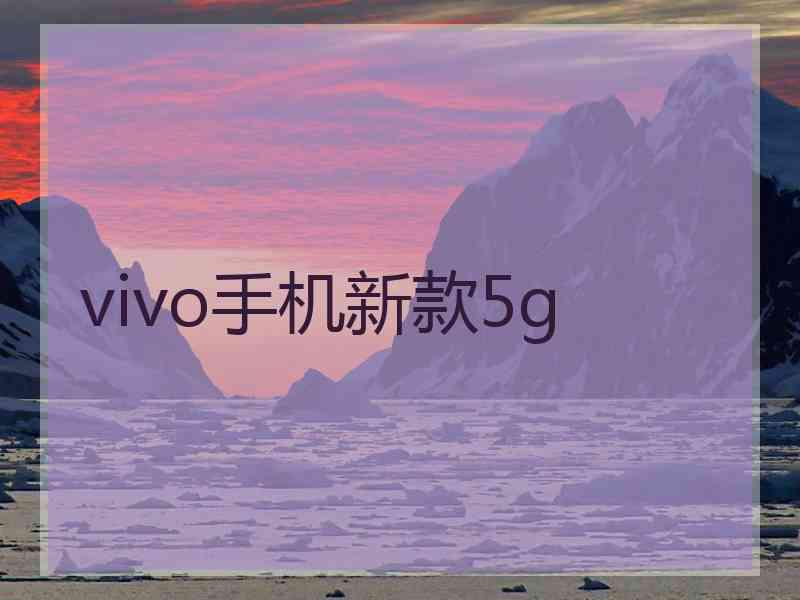 vivo手机新款5g