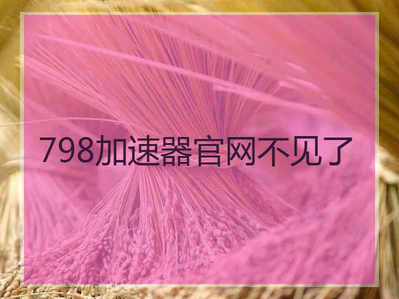 798加速器官网不见了