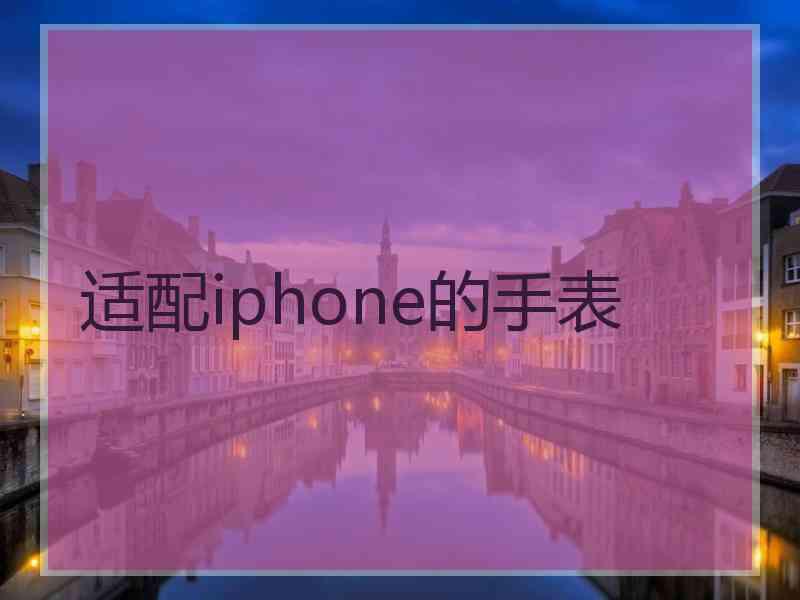 适配iphone的手表