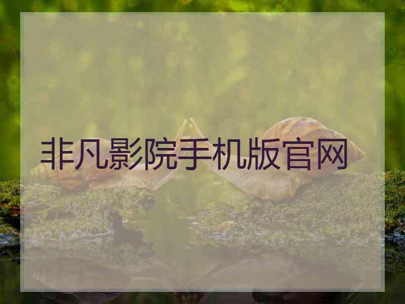 非凡影院手机版官网