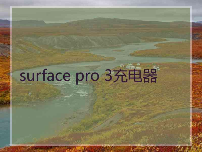 surface pro 3充电器