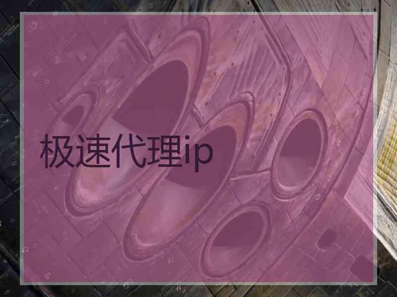 极速代理ip