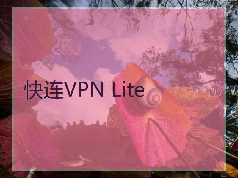 快连VPN Lite