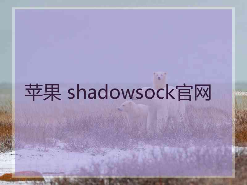 苹果 shadowsock官网