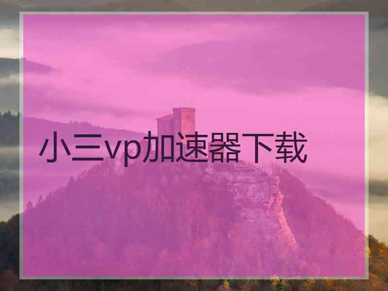 小三vp加速器下载