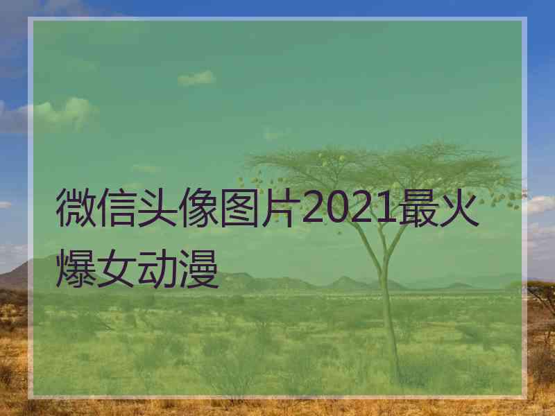 微信头像图片2021最火爆女动漫