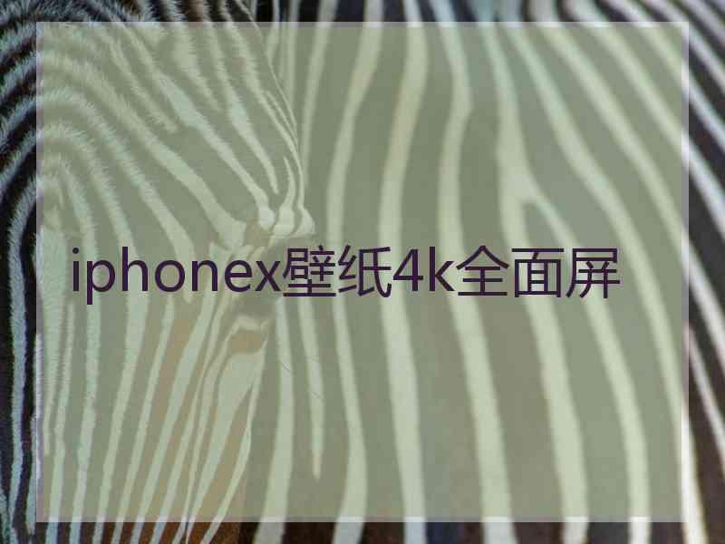 iphonex壁纸4k全面屏