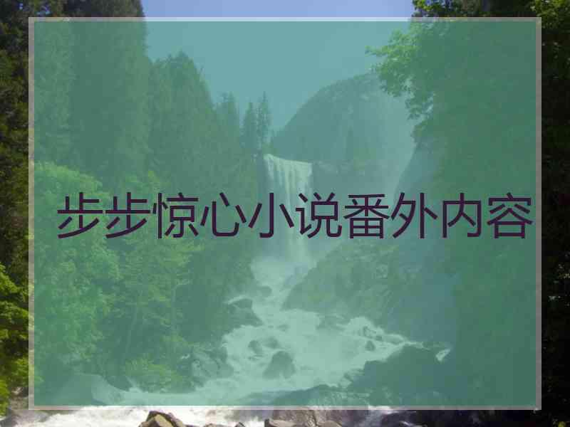 步步惊心小说番外内容