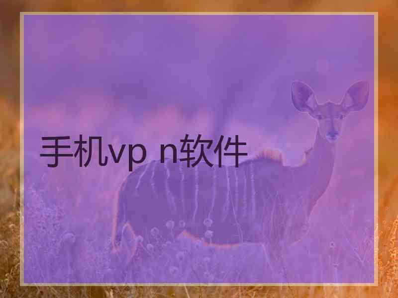 手机vp n软件