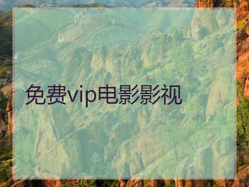 免费vip电影影视