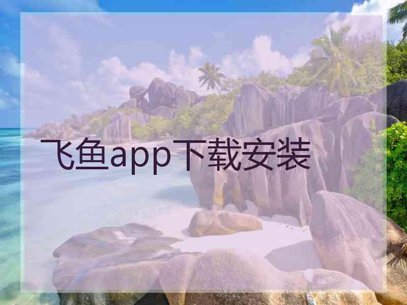 飞鱼app下载安装