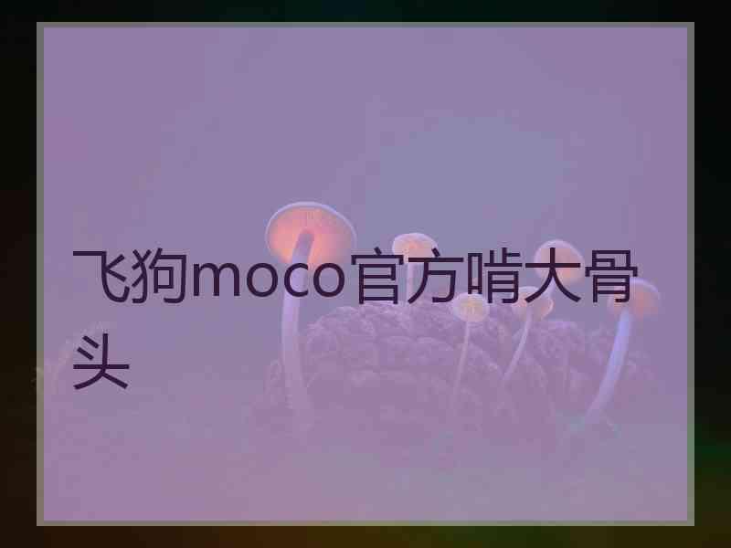 飞狗moco官方啃大骨头