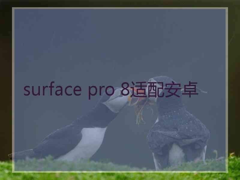 surface pro 8适配安卓