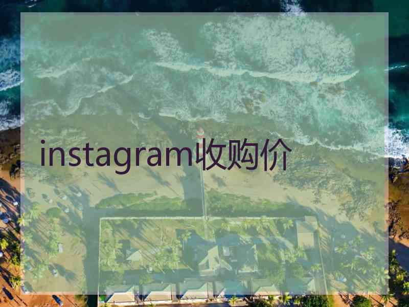 instagram收购价