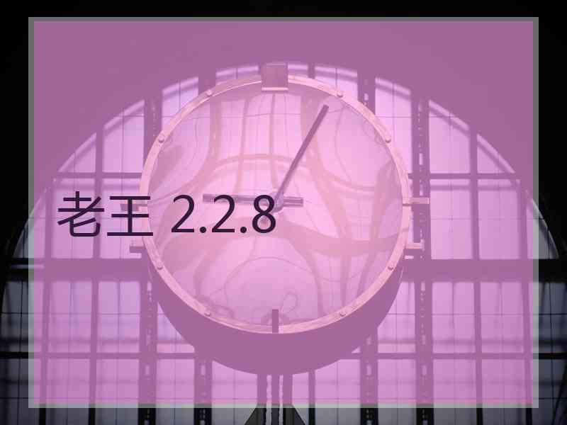 老王 2.2.8