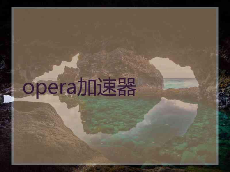 opera加速器