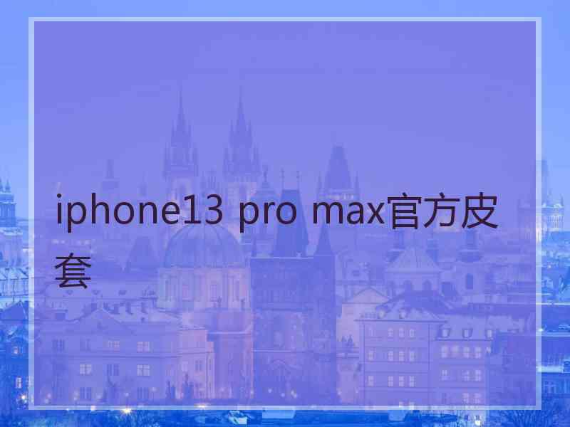 iphone13 pro max官方皮套