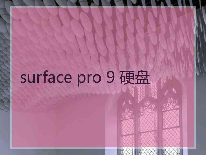 surface pro 9 硬盘