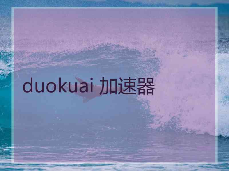 duokuai 加速器