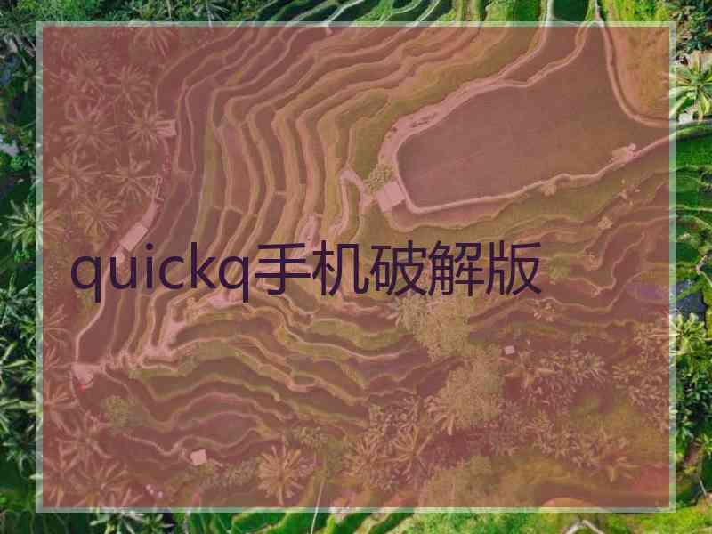 quickq手机破解版