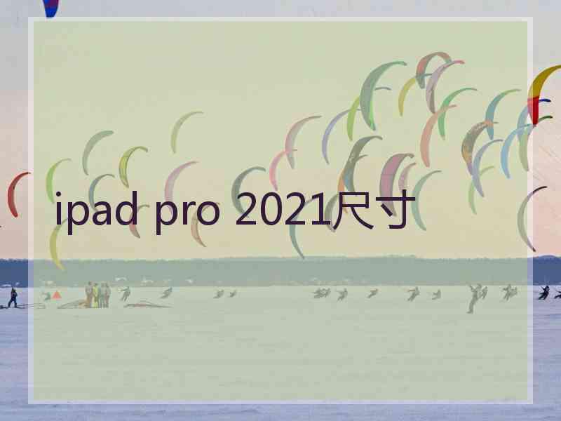 ipad pro 2021尺寸