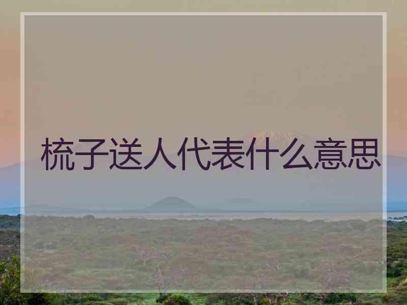 梳子送人代表什么意思