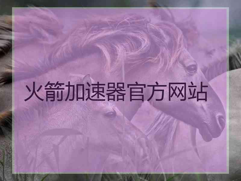 火箭加速器官方网站